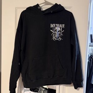 Black Graphic Men's Hoodie